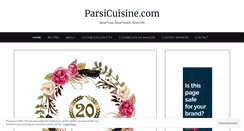 Desktop Screenshot of parsicuisine.com
